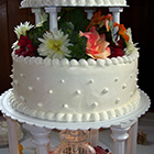 Another Northern Delights-created wedding cake for a northern Michigan customer.